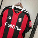 Camisa Fullham lI 24/25 Adidas - Preta e Vermelha
