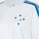 Camisa Cruzeiro II 2026/27 Torcedor Adidas Feminina - Branco+Azul