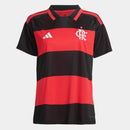 Camisa Flamengo I 2026/27 Torcedor Adidas Feminina - Vermelho+Preto