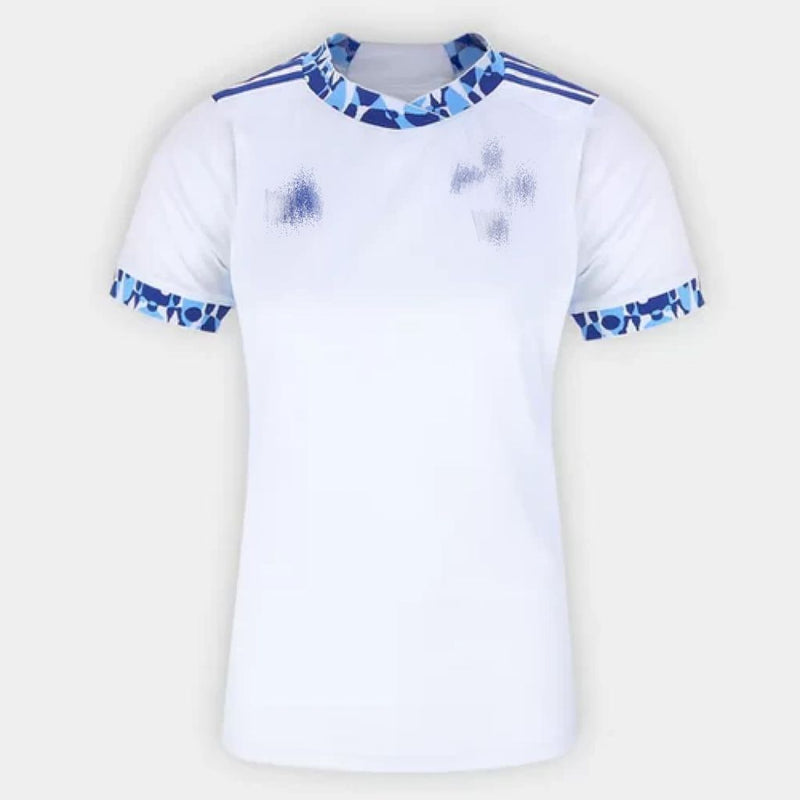 CAMISA CRUZEIRO II 24/25 ADIDAS - BRANCO+AZUL - (FEMININA)
