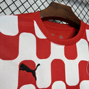 Camisa Girona I 24/25  Puma - Vermlha e Branco