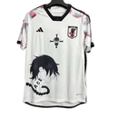 Camisa Japão Anime One Piece Ace 24/25 - Torcedor Masculina - Branco com detalhes em Preto