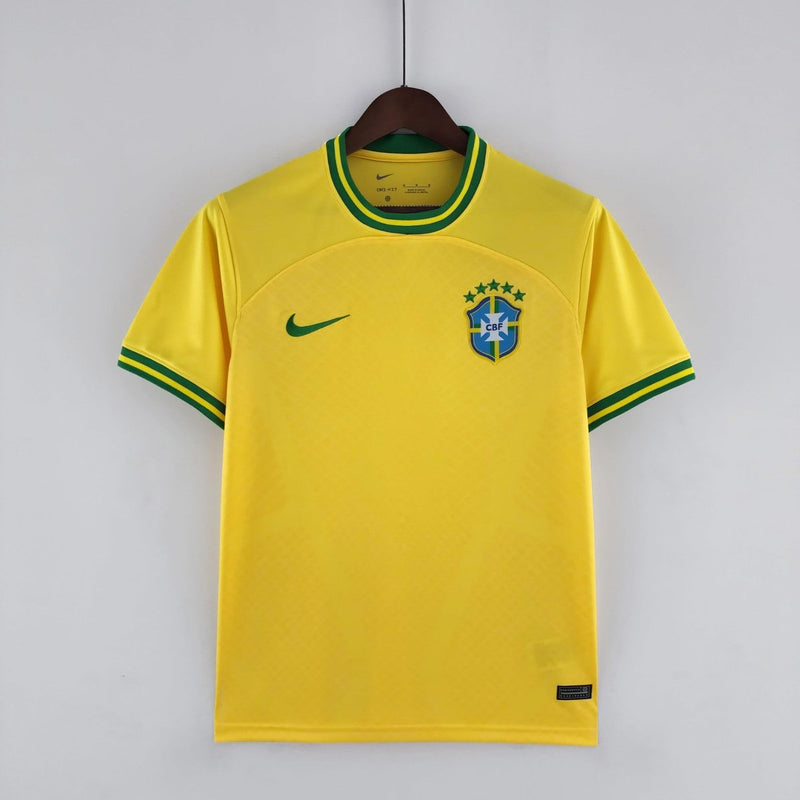 Camisa Seleção Brasil 2022 Nike - Amarela - Conceito Amarela
